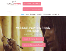 Tablet Screenshot of moniquepowers.com